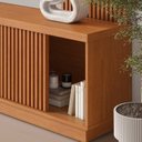 Ver mais imagens de Home Arezzo 2 Portas com LED para TV até 75 pol. 220 cm Naturalle/Off White - Mavaular