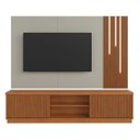 Ver imagem 6 de Home Arezzo 2 Portas com LED para TV até 75 pol. 220 cm Naturalle/Off White - Mavaular