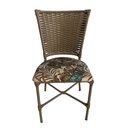 Ver imagem 5 de 4 Cadeira Vivara Mesa Jantar Estofada Cozinha Fibra Sintética Areia