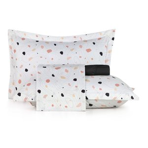 Jogo de Cama Casal 4 Peças Altenburg Toque Acetinado Contemporary