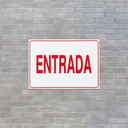 Ver imagem 3 de Combo 3 Placas De Sinalização Entrada 30x20 Acesso - S-213/2 F9e