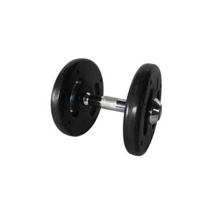 Dumbell Injetado com Pegada Cromada 12kg