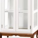 Ver imagem 4 de Cristaleira Com Lateral De Vidro 2 Portas BRANCO C/ IMBÚIA