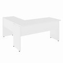 Ver imagem 4 de Mesa Escrivaninha 150cm em L Tampo 30mm Pés Painel F5 Office Cor:Branco