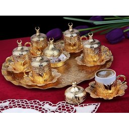 Xicaras de Café Otomano Tulipa Para 6 Pessoas / AR45 - 1
