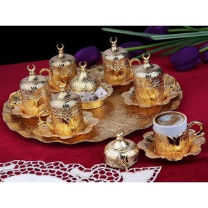 Xicaras de Café Otomano Tulipa Para 6 Pessoas / AR45