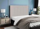 Ver imagem 3 de Cabeceira Cintra Plus Casal 1400mm Veludo Adar Off White - Simbal