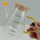Ver imagem 5 de Bule de Borossilicato 500ml Transparente 13x16x16cm Chá Café Servir Mesa Cozinha