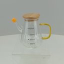 Ver imagem 3 de Bule de Borossilicato 500ml Transparente 13x16x16cm Chá Café Servir Mesa Cozinha