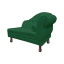 Ver imagem 4 de Recamier Sofá Esquerdo Larissa 120cm Sala Suede Verde - Incasa Decor