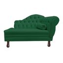 Ver imagem 1 de Recamier Sofá Esquerdo Larissa 120cm Sala Suede Verde - Incasa Decor