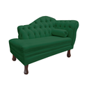 Ver imagem 3 de Recamier Sofá Esquerdo Larissa 120cm Sala Suede Verde - Incasa Decor