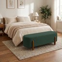 Ver imagem 5 de Puff Recamier Organico Imperial 160 cm Linho Verde Musgo Impo