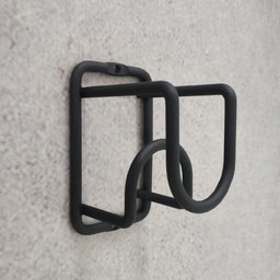 Kit 8 Mini Adega Cube para 3 Garrafas de Vinho Parede Espumante Aramada Preta Suporte - 8