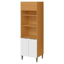 Ver imagem 1 de Paneleiro Torre Quente 3 Portas 216x70 Cm 2006801 Cinamomo Branco Armoveis