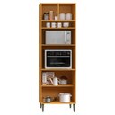 Ver imagem 7 de Paneleiro Torre Quente 3 Portas 216x70 Cm 2006801 Cinamomo Branco Armoveis