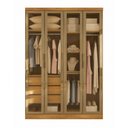 Ver imagem 2 de Guarda-Roupa Modulado Reflecta 4 Portas com LED 3 Gavetas 100% MDF Cairo