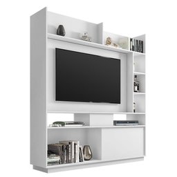 Estante Home Divisor de Ambientes Versus para Tv até 50” Branco Velluto - Pr Móveis - 1