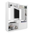 Ver imagem 3 de Estante Home Divisor de Ambientes Versus para Tv até 50” Branco Velluto - Pr Móveis