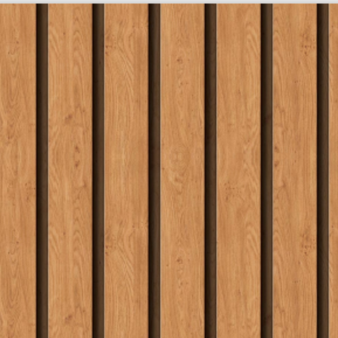 Papel de Parede Madeira Ripado Escritório Adesivo Autocolante 3mx58cm