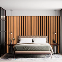 Ver imagem 3 de Papel de Parede Madeira Ripado Escritório Adesivo Autocolante 3mx58cm