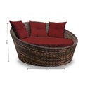 Ver imagem 1 de Chaise Nova Delhi - Tecido Duna Vermelho