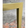Conjunto Mesa de Jantar Retangular Branca 4 Cadeiras Estofado Riviera Industrial Dourado Don Castro  - 2
