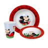 Kit Refeição Infantil Mickey Mouse Disney 3 Peças Prato, Tigela e Copo Melamina - Tuut - 5