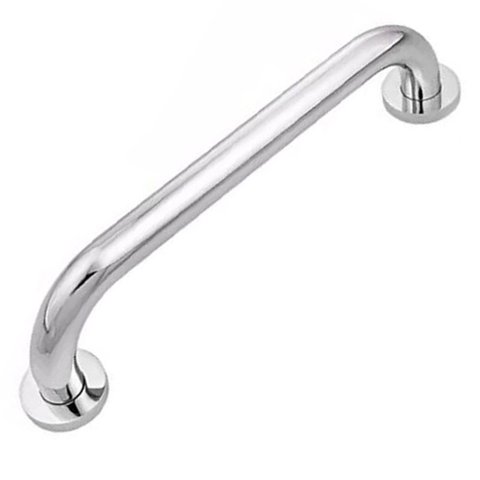 Alça de Apoio Kit 15 Unidades Barra Inox 30cm Criança Idoso Deficiente Gestante Suporte Banheiro