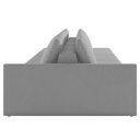 Ver imagem 6 de Sofá Ilha Modular com Puff para Sala Living 432cm Georgia K04 Veludo Cinza - Mpozenato