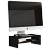 Base Suporte Stand Para Monitor Setup Soft Elevado 45x15cm em 100% MDF Preto - Abmaza - 4