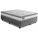 Ver imagem 1 de Cama Box King Molas Ensacadas D33 Double Face 193x203x65cm Hellen - Suporta até 120 kg por Pessoa