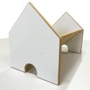 Ver imagem 3 de Porta Livros Infantil Revisteiro de Chão Casinha-montessori - 60cm