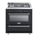 Ver imagem 1 de Fogão 5 Bocas Venax Temis a Gas Mesa de Inox preto 220v