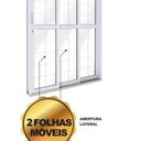 Ver imagem 7 de Porta Aço de Correr Lateral 3 Folhas com Grade Quadrada 213x150 Riobras Aço Pronto