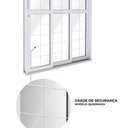 Ver imagem 3 de Porta Aço de Correr Lateral 3 Folhas com Grade Quadrada 213x150 Riobras Aço Pronto