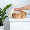 Ver imagem 7 de Cesto Vazado de Bambu Oikos Organizador 24cm Quadrado
