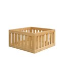 Ver imagem 1 de Cesto Vazado de Bambu Oikos Organizador 24cm Quadrado