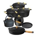 Ver imagem 1 de Jogo Panelas Lista de Casamento Ferro Fundido 7PCS Libaneza