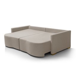 Sofá Cama Retrátil 2 Lugares 184 Cm Moscow Redenobre:bege - 6