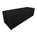 Ver imagem 2 de Calçadeira Recamier Baú Casal King 190cm Juliana Suede Preto