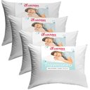 Ver imagem 1 de Kit 4 Travesseiros Antialérgico de Fibra Macio Lavável 45X65 BF Colchões