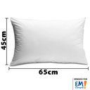 Ver imagem 2 de Kit 4 Travesseiros Antialérgico de Fibra Macio Lavável 45X65 BF Colchões