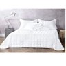 Kit Colcha Queen 300 Fios Damask Stripes 3 Peças Buddemeyer Branco - 1