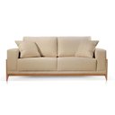 Ver imagem 2 de Sofá Paris 2 Lugares Linho Bege Médio 1,90m Confortável Sala