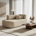 Ver imagem 2 de Sofá Orgânico Versátil Abby 210 Cm - Zahav Estofados:bouclê/bege