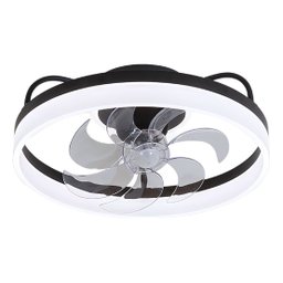 Plafon Ventilador Orbital Air Black Ivory 40w Multicor Bivolt - 1