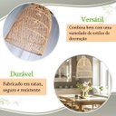 Ver imagem 4 de 2 Pendente Fibra Natural Rattan Rustico Palha Bali Nat72