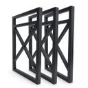 Ver imagem 4 de Kit 3 Suporte para Prateleira Estilo Industrial PP Reforçado