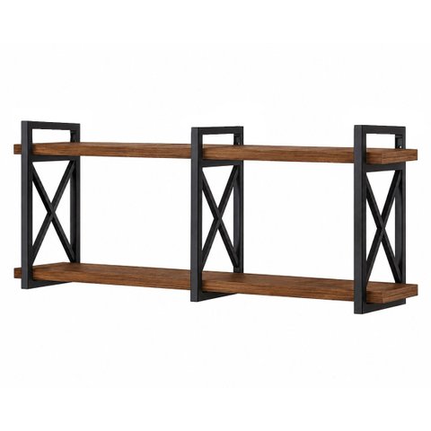 Kit 3 Suporte para Prateleira Estilo Industrial PP Reforçado